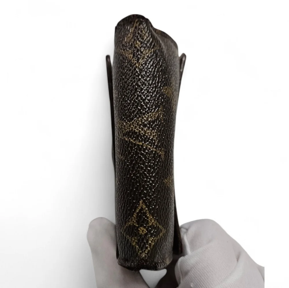Louis Vuitton Vintage Elise Double Snap Wallet in Monogram Canvas From 1997